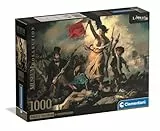 Clementoni - Puzzle Adulto 1000 Piezas Museum Clementoni - Puzzle Adulto Liberty Leading Compact Box, 39973