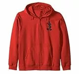 Silueta de Mickey Mouse de Disney a la izquierda del pecho Sudadera con Capucha