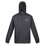 Regatta Chaqueta impermeable Pack-It III para hombre, ligera y cortavientos, perfecta para actividades al aire libre, caminatas, senderismo y acampada