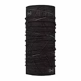 BUFF Braga de cuello, Original EcoStretch, Adulto Hombre Mujer, Negro, Talla unica, Bufanda, Tubular, Multifuncion, Cuello y Cabeza, Correr, Caminar, Senderismo, Sostenible, Ligera