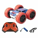 Silverlit - Exost Coche Teledirigido Todoterreno 360 Cross Rojo - Batería Incluida - Conducción en 2 Caras a 360° + Luces LED - Velocidad: 12 km/h - Juguete para Niños a partir de 5 Años - 54761