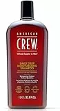 American Crew – Daily Deep Moisturizing Shampoo, Champú Hidratante de uso diario, Aporta Hidratación y Suavidad, Ingredientes Naturales, Sin Siliconas, para Todo Tipo de Cabello, para Hombres