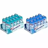 Mentos Chicle Menta Verde, Sin Azúcar - 10 unidades de 30 gr. (Total 300 gr.) & Mentos Chicle Menta, Sin Azúcar - 10 unidades de 30 gr. (Total 300 gr.)