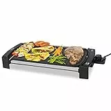 Cecotec Plancha de Asar, Grill Eléctrico Black and Water 2500. 2150 W, Revestimiento Antiadherente, Bandeja Recoge grasa, Temperatura Ajustable, Apta para Limpieza Lavavajillas