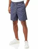 Amazon Essentials Pantalones Cortos Para Caminar Con 20 cm De Pernera Cordón De Ajuste y Corte Holgado (Disponibles En Tallas Grandes) Hombre, Azul Marino, XL
