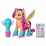 My Little Pony: A New Generation - Sunny Starscout Canta y Patina - Juguete Interactivo de 22,5 cm, a Control Remoto, 50 reacciones y Luces