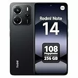 XIAOMI Redmi Note 14 - Smartphone de 8+256GB, Pantalla de 6.67' AMOLED FHD+ 120Hz, MediaTek Helio G99-Ultra, cámara de 108MP, TurboCharge 33W, 5500 mAh, Cargador no Incluido, Negro (Versión ES)