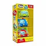 Chicco Rolling Wheels, Vehículos De Emergencias, Juguetes Patrulla Infantil, Bola Giratoria En Interior, Incluye 3 Coches Coleccionables Azul Rojo y Verde, Bebés y Niños a Partir de 1 Año