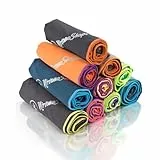 NirvanaShape Toalla de Microfibra | 14 Colores | 8 Dimensiones | Toalla de Viaje Ligera, Absorbente y de Secado Rápido | Toalla de Baño para Viajes | Ideal para Playa, Camping, Yoga y Sauna
