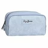 Pepe Jeans Jana Neceser Azul 17x9x6,5 cms Poliéster con Detalles en Piel Sintética by Joumma Bags