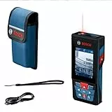 Bosch Professional Medidor Láser GLM 150-27 C (cámara integrada, batería de 3,6 V integrada, alcance: hasta 150 m, robusto, IP54, ±1,5 mm, correa de sujeción, funda)
