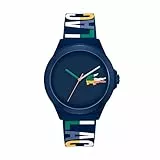 Lacoste Reloj Analógico de Cuarzo para Hombre Colección NEOCROC con Correa de Silicona Azul Marina - 2011184