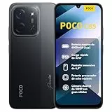 XIAOMI POCO C85 - Smartphone de 6+128GB, Cámara Dual de 50MP con AI, Pantalla inmersiva de 6,9”, Potente procesador Octa-Core, Carga rápida de 33W, 6000mAh, Cargador no Incluido, Negro (Versión ES)