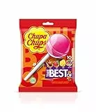 Chupa Chups Caramelos con Palo, 10 x 12g