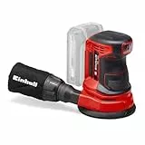 Einhell Lijadora orbital aleatoria inalámbrica TE-RS 18 Li-Solo Power X-Change (ión-litio, electrónica de velocidad, cierre de gancho y bucle, incl. 1x lija P80, sin batería ni cargador)