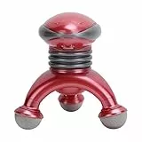 lyrlody Masajeador de Mano, Relajación, Masajeador Portátil, Funciona con Pilas para Todo el Cuerpo, Masajeador Eléctrico de Mano para Hombros, Piernas, Brazos