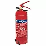 Smartwares Extintor de Polvo, 2 kg, para Fuegos ABC, Adecuado para vehículos y hogares, con Soporte de Montaje