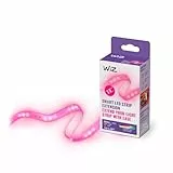 WiZ - Tira Led Inteligente, Extensión de 1m,RGB luz blanca y 16 millones de colores,conéctala vía Wi-Fi y Bluetooth,incluye alimentador,con tecnología SpaceSense y compatible con Alexa y Google Home