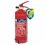 Smartwares Extintor de Polvo - 2 kg - para Fuegos ABC - Adecuado para vehículos y hogares - Soporte de Montaje Incluido - FEX-15122