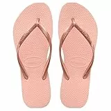 Havaianas - Slim, Chanclas Elegantes, Duraderas y Versátiles, con Suela Texturizada para Agarre y Soporte, Mujer