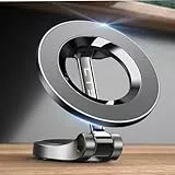 LISEN Soporte Movil Coche Magsafe [24 Imanes Fuerte], Portátil Soporte Magnetico Movil Coche [17 KG+], Regalo para Mujer & Hombre, Accesorios Coche Compatibles con iPhone 16 Pro MAX 15 14 13 12