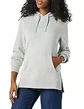 Amazon Essentials Sudadera Tipo túnica con Capucha de Forro Polar Mujer, Gris Mezcla, M
