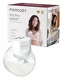 Momcozy Sacaleches Eléctrico Portátil S12 Pro, Extractor de Leche Materna Manos Libres, Bomba Cómoda con Brida de Doble Sellado, 3 Modos y 9 Niveles, Pantalla Inteligente, Brida de 24 mm