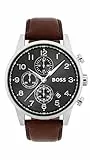 BOSS Reloj Cronógrafo de Cuarzo para hombre Colleción Navigator con correa de malla de acero inoxidable o de piel