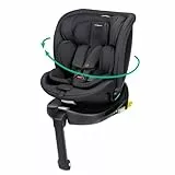 Bebeconfort RevolveFix Plus 360 i-Size, Silla Coche 360, 0-12 Años, 40-150 cm, Silla Coche ISOFIX, Instalación Pata Apoyo, Giro 360, 8 Posiciones Reclinación, 12 Posiciones Reposacabezas, Full Black