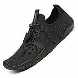 SAGUARO Zapatos de Agua Mujer Hombre Escarpines Piscina Secado Zapatillas para Nadar Ligeros Calzado para Vela, Negro tráfico, 45 EU