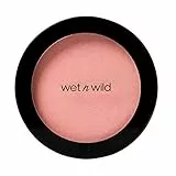 Wet n Wild Colorete Color Icon, Colorete en Polvo de Alta Pigmentación, Suave y Aterciopelado, Textura Sedosa Fácil de Aplicar con Acabado Natural, Tono Pinch Me Pink
