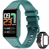 Baolubao Smartwatch, Reloj Inteligente Hombre Mujer, 1,47' Reloj Inteligente Hombre, Oxímetro, Podómetro, Sueño, Pulsometro, Compatible con Android iOS, Pulsera Actividad Impermeable IP68(2 Correa)