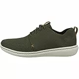 Clarks Step Urban Mix, Zapatillas para Hombre Verde Khaki, 43 EU