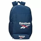 Reebok Ashland Mochila Doble Compartimento + Estuche Escolar Azul 30x48x15 cms Poliéster 21,6L by Joumma Bags