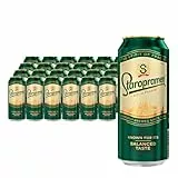 Staropramen Premium Lata 50cl, Cerveza Checa Estilo Pilsner, 24 latas de 500ml, Total 12000 ml