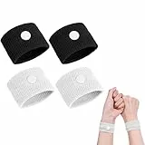 ACWOO Pulseras Antimareo Niños y Adulto, 2 pares Pulsera Acupresion Anti Nauseas, Bandas para Enfermedad Marítima, Bandas Elásticas para Viajar en Barco Coche Avión y Embarazo, sin Efectos Secundarios