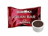 Gimoka Mezcla de Café Gran Bar Intenso, intensidad 8-50 Cápsulas - Compatibles con Máquinas de Café Lavazza* Espresso Point* - Producido en Italia