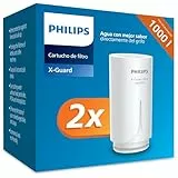 Philips Water Cartucho de filtro Ontap AWP305P2/10, MICROFILTRACIÓN, PAQUETE DOBLE, capacidad de filtración de 1000 L, filtra SEDIMENTOS, CLORO y otras sustancias que alteran el sabor