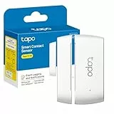 Tapo TP-Link T110 - Sensor de Contacto Inteligente, Domótica, Ahorro de Energía, Batería Larga Duración, Alertas de Intrusos, Requiere Hub