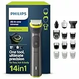 Philips Recortadora de Barba Serie 7000, Máquina Cortar Pelo, Cortapelos Hombre, Kit 14 en 1 Para Cara, Pelo, Orejas, Nariz y Cuerpo,120min de uso, En Seco y Húmedo, Recargable, Funda, MG7930/15