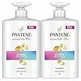 Pantene Pro-V Hydra Revitaliza Champú 2x1000ml para Pelo Normal y Seco. Nutre y Protege los Enlaces.Sin Aceites Minerales Tecnología Active Nutri-Plex