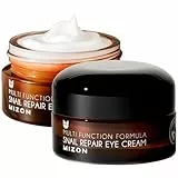 [Mizon] Crema Reparadora para los ojos con extracto de baba de caracoles (25ml) Tratamiento de ojeras, arrugas y patas de gallo, antienvejecimiento, hidratante (Snail repair eye cream)