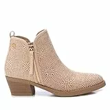 XTI - Botín Mujer Beige - Calzado Cómodo y Versátil - Moda casual - Modelo 14388601 (Talla 38)