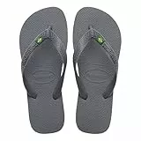 Havaianas - Top Brasil, Chanclas Cómodas, Duraderas y Ligeras, con Suela Antideslizante, Bandera de Brasil en las Tiras, Adultos Unisex