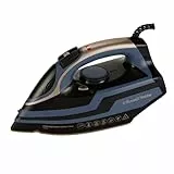 Russell Hobbs Plancha de Vapor [3100W, Golpe Vapor 210g] Powersteam Ultra Pro (Suela de Cerámica con Cuarzo, Vapor Continuo 70g/min, Depósito 350ml, Antigoteo, Antical, Autolimpieza) 28630-56