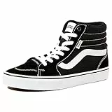 Vans Filmore Hi, Zapatillas para Mujer, (Suede/Canvas) black/white, 36 EU