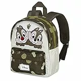 Disney-Mochila Joy, 22 x 27 cm, Capacidad 5L, Chip Y Chop Nuts