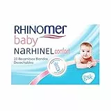 Rhinomer Baby Recambios Blandos Desechables de Aspirador Nasal, Para un Mejor Ajuste a la Nariz del Bebé, Con Filtro Absorbente, 20 Unidades