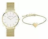 Liebeskind Reloj Analógico para Mujeres de Cuarzo con Correa en Acero Inoxidable LS-0103-MQB