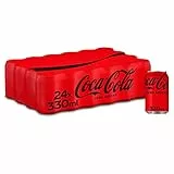 Coca-Cola Zero Azúcar, Refresco de Cola sin Azúcar, sin Calorías - Pack 24 Latas 330 ml